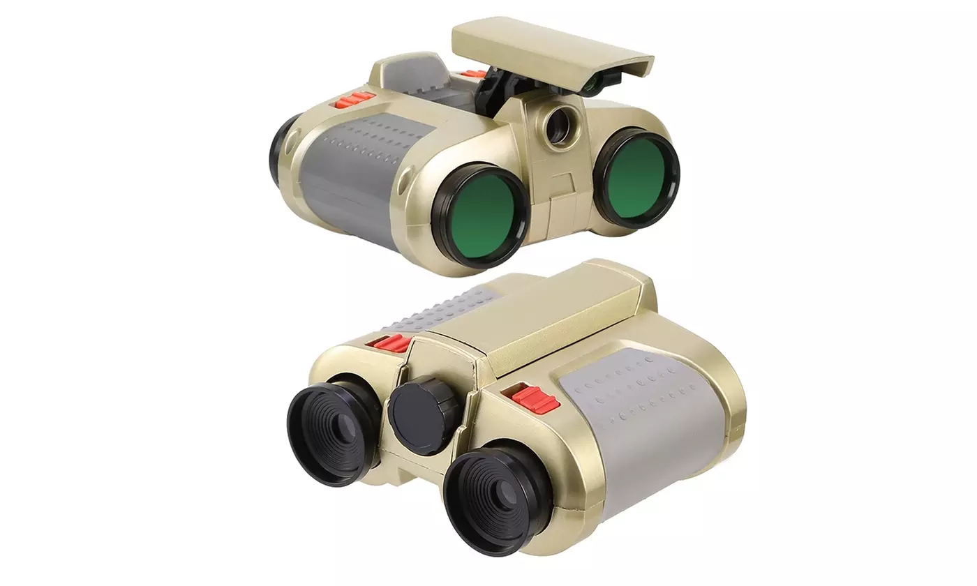 iMounTEK 4X30 Night Vision Binoculars Kids Toy Binoculars w/ Pop-Up LED Light - Primary Image