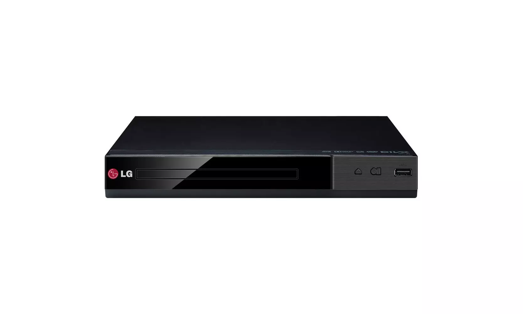 LG DVD player with flexible USB & DivX playback Black, New, DP132 - Primary Image