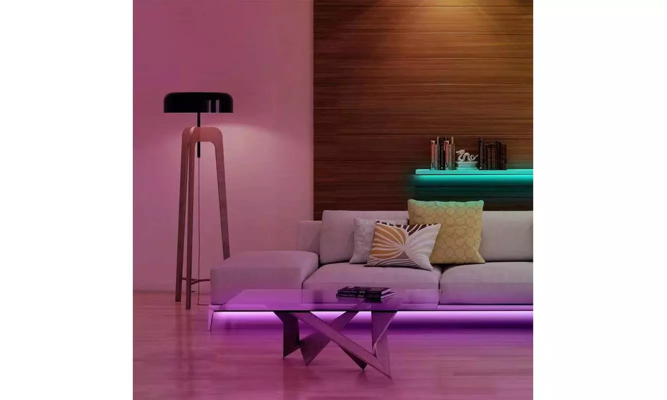 Smart Home Sound Activated Multi-Color LED Light Strip with Remote 