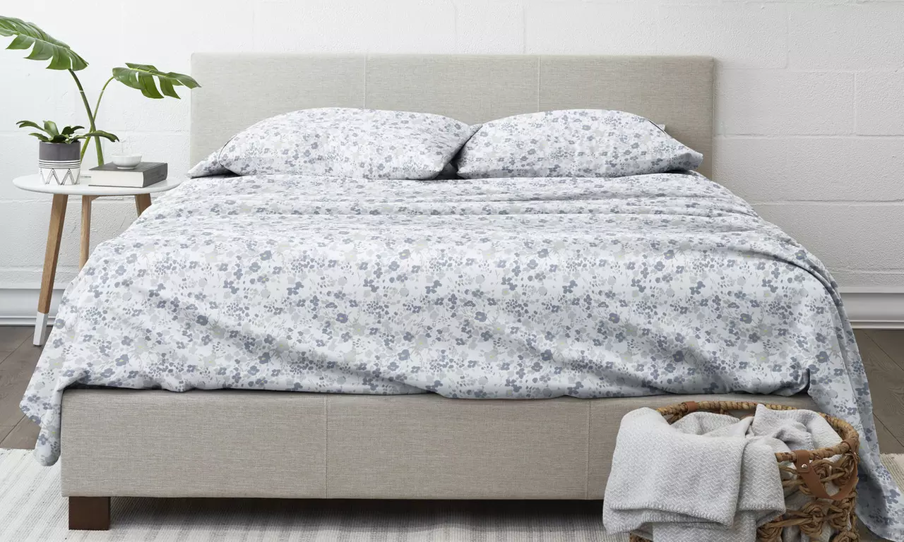Home Collection Premium Ultra Soft Pattern 4 Piece Bed Sheets Set