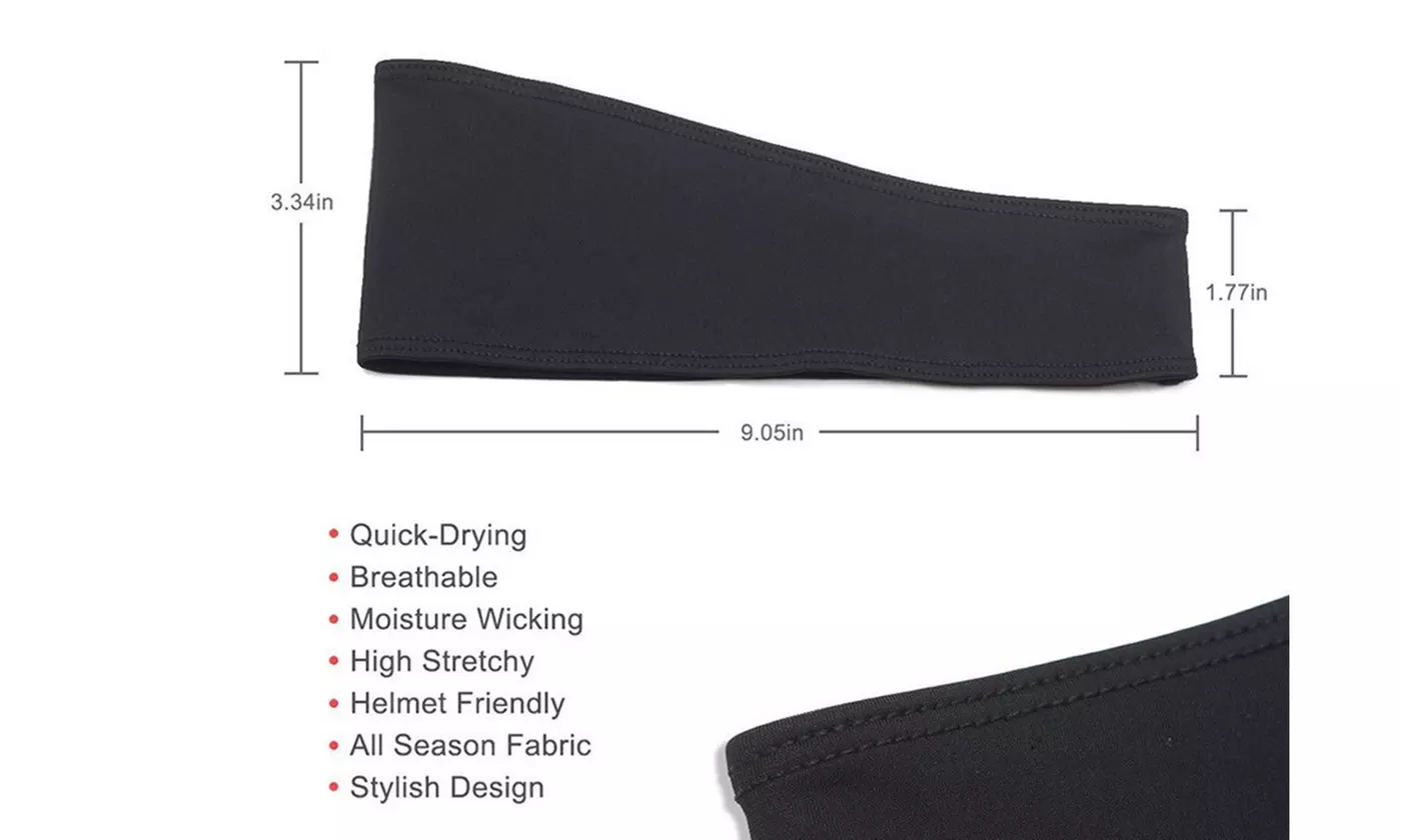 Workout Headbands for Women Men Sport Yoga Moisture Wicking Sweatbands