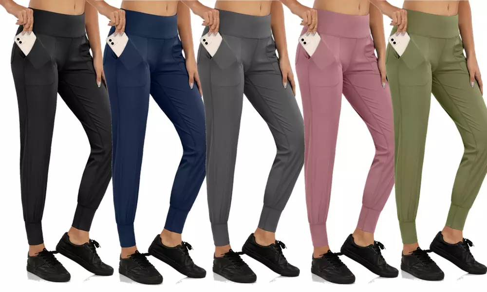 Yoga Pants for Women with Pockets High Waisted Workout Leggings - Primary Image