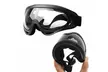 Airsoft Sports Half Face Mask Steel Wire Mesh Skull Tactical Hunting Goggles Set - Second Medium
