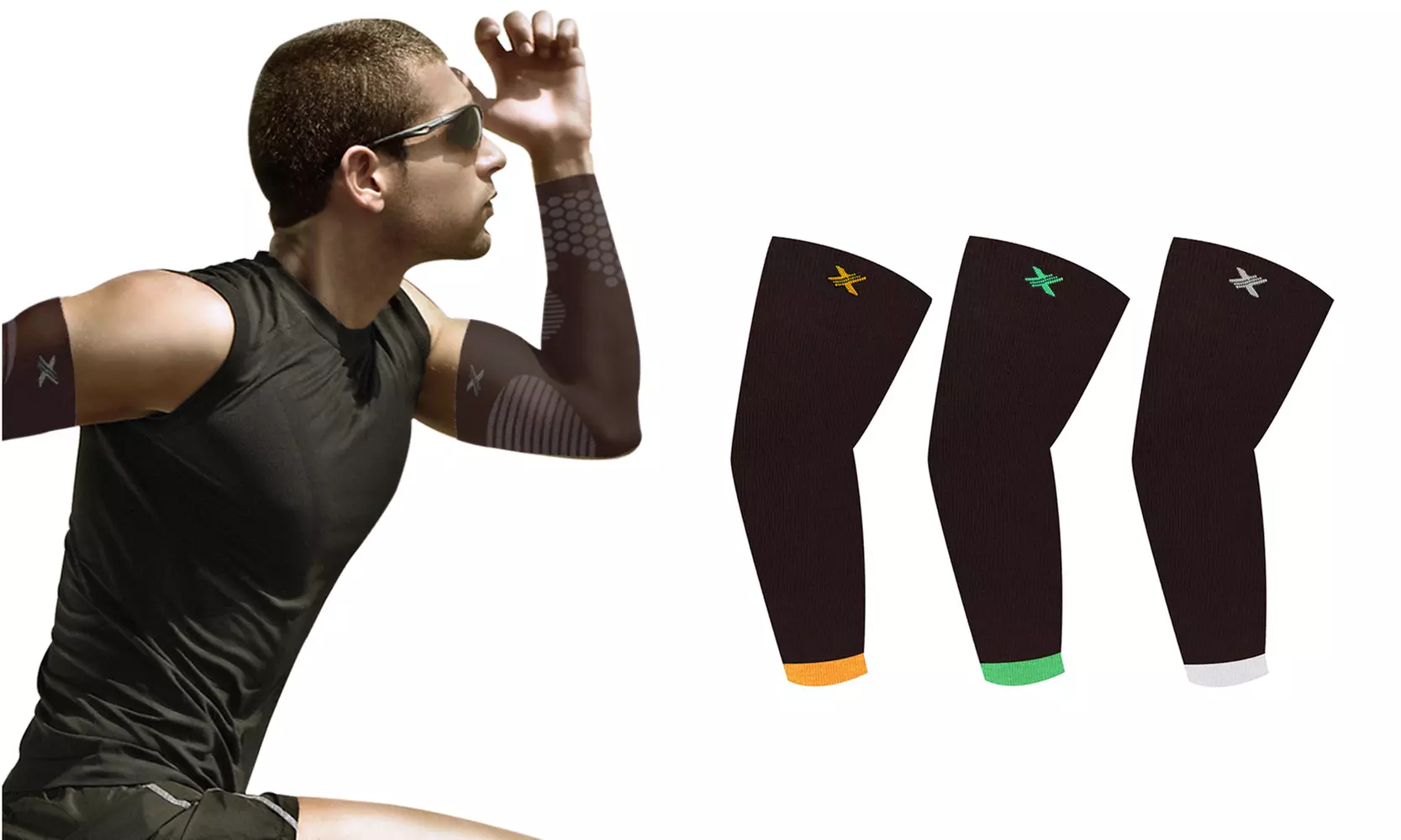 XTF Elite Lightweight Elbow Compression Sleeves (1-Pair)
