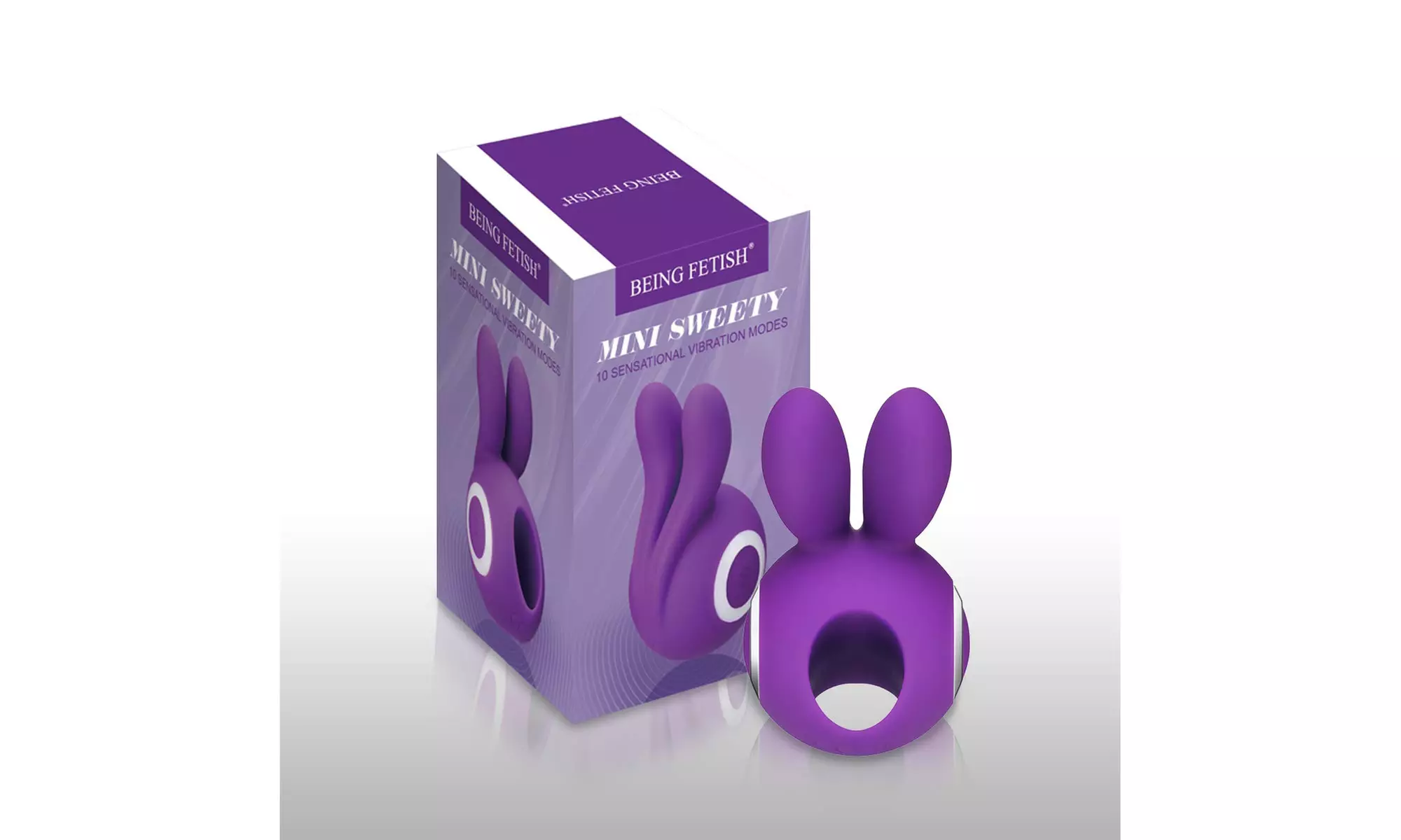 G-Spot Rabbit Vibrator with Bunny Ears Waterproof Silicone Rechargeable - Primary Image