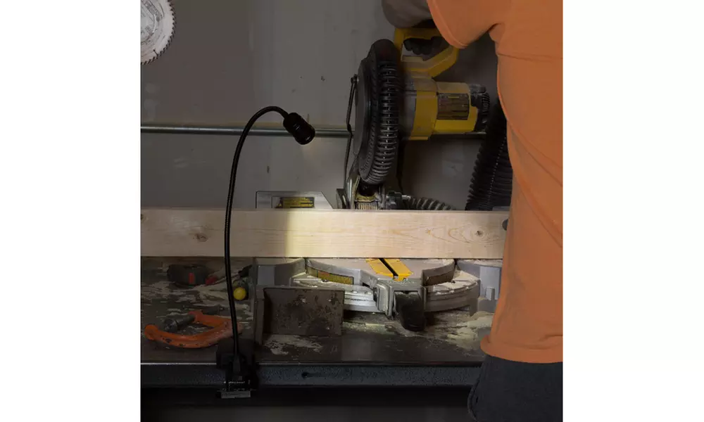 Stalwart Clip On Portable Lamp with CREE LED Work Light and Flexible Gooseneck - Primary Image