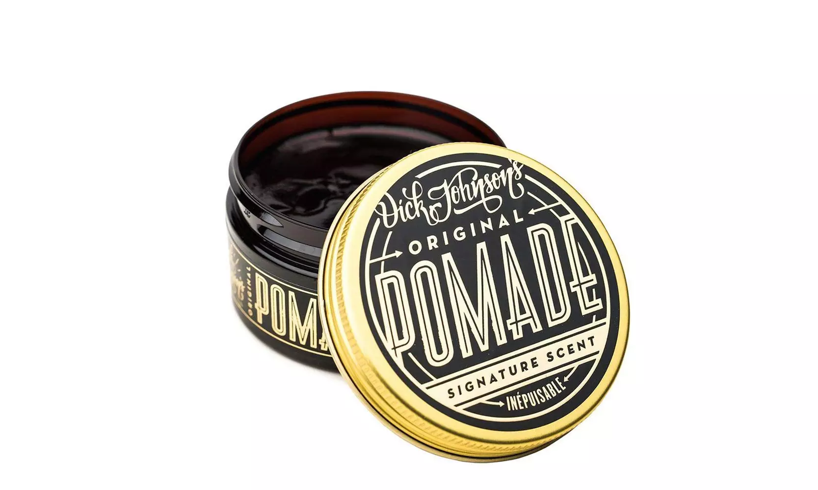 Dick Johnson Men's Hair Pomade for Barbershop Quality Styling 100 ml - Primary Image