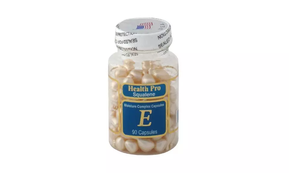 Squalene Vitamin-E Skin Oil Facial Oil, 90 Capsules - Second Medium