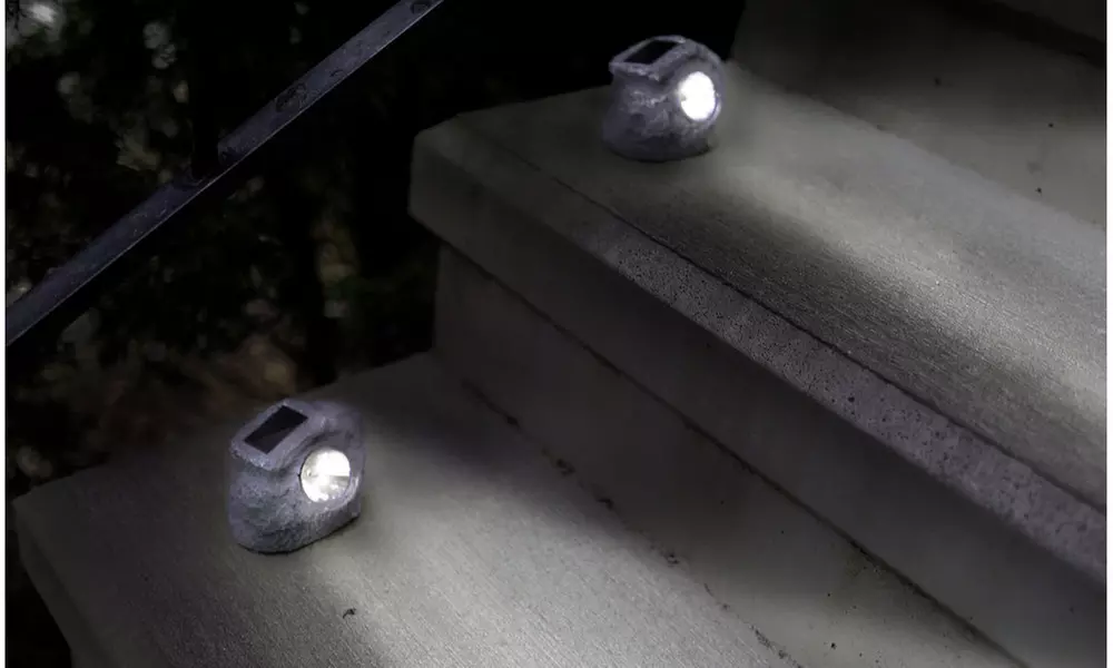 SUNSTONE Solar Rock Landscaping Lights (2-, 4-, 8-, 12-, or 20-Pack) - Primary Image