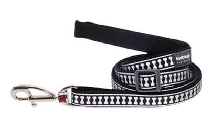 Red Dingo L6-RB-BB-ME Dog Lead Reflective Black