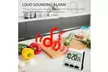 Magnetic LCD Digital Kitchen Cooking Large Timer Loud Alarm Count-Down Up Clock - Second Medium