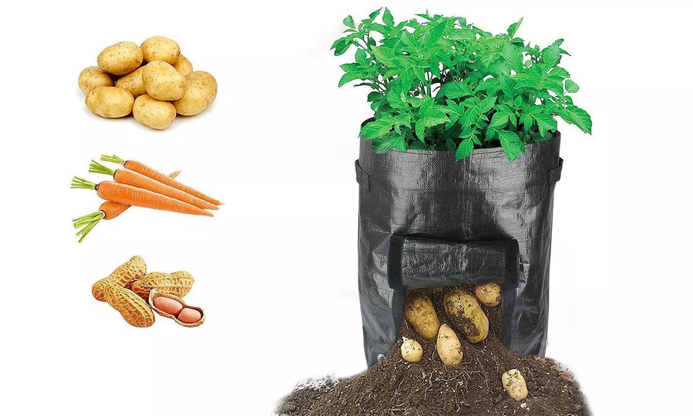 New Potato Grow Container Bag Planter Vegetable Growing Garden Planting Grow Bag - Primary Image