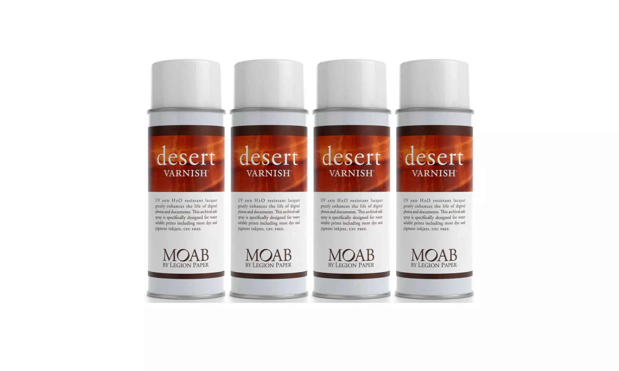 Moab Desert Varnish Spray (400ml, 4-Pack) - Primary Image
