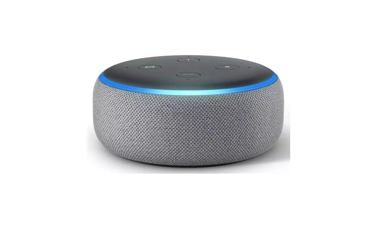 Amazon Echo Dot (3rd Gen) Smart Speaker with Alexa (Heather Gray) - Primary Image