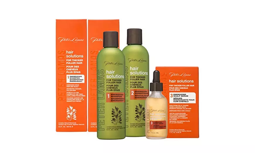 Peter Lamas Hair Solutions Energizing Shampoo, Conditioner & Serum Set - Primary Image