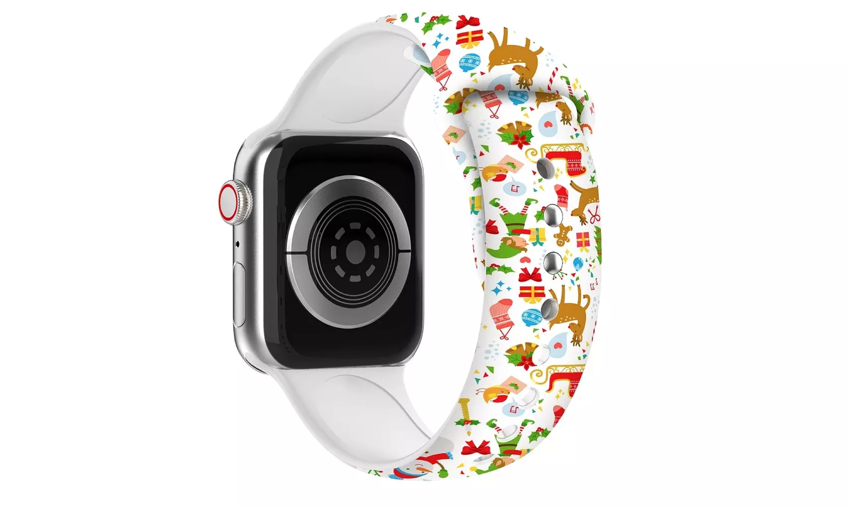 Waloo Christmas Silicone Sport Replacement Band For Apple Watch - All Series