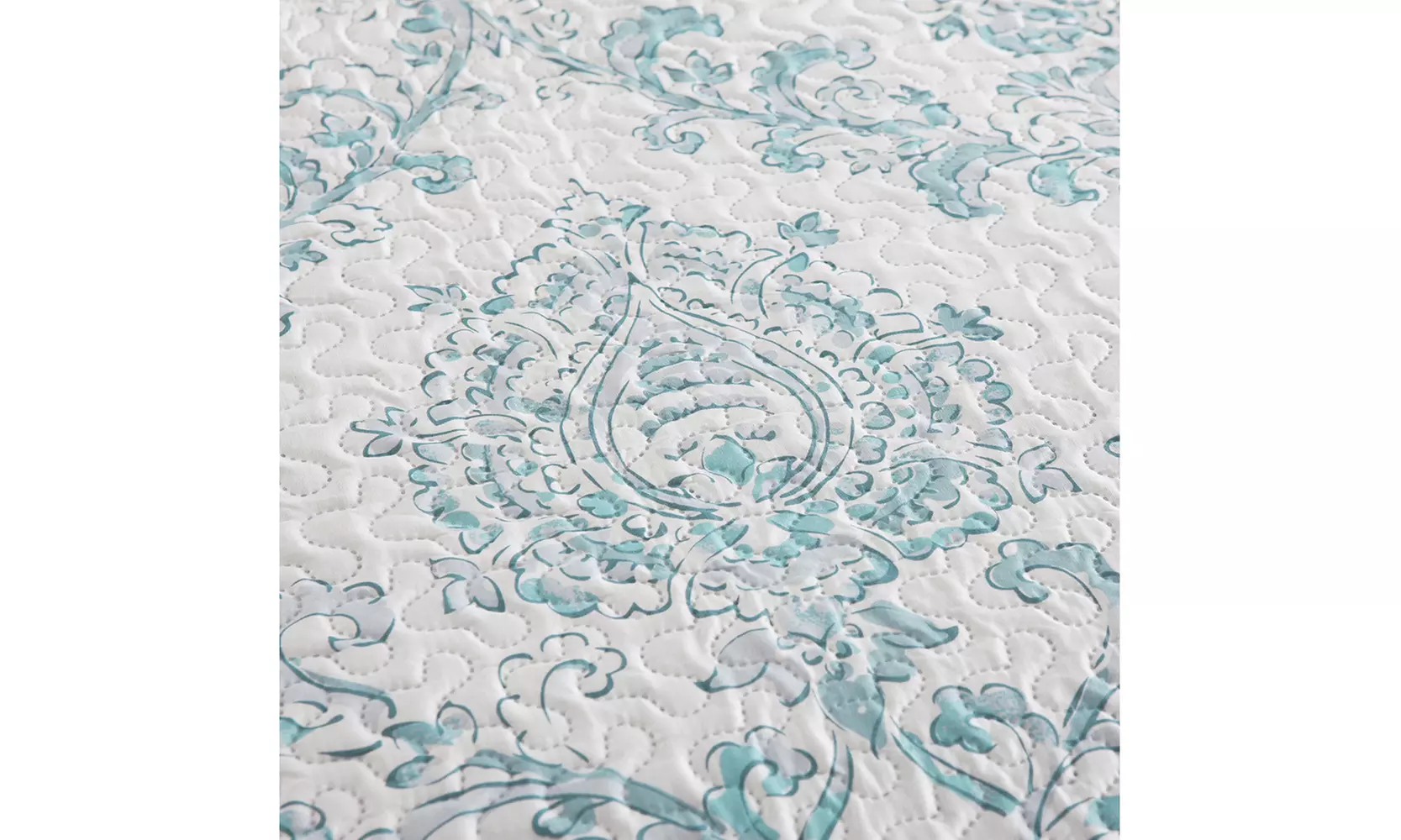JML 3-Piece Reversible Quilt Set,Home Collection Printed Bedspread With 2 Shams