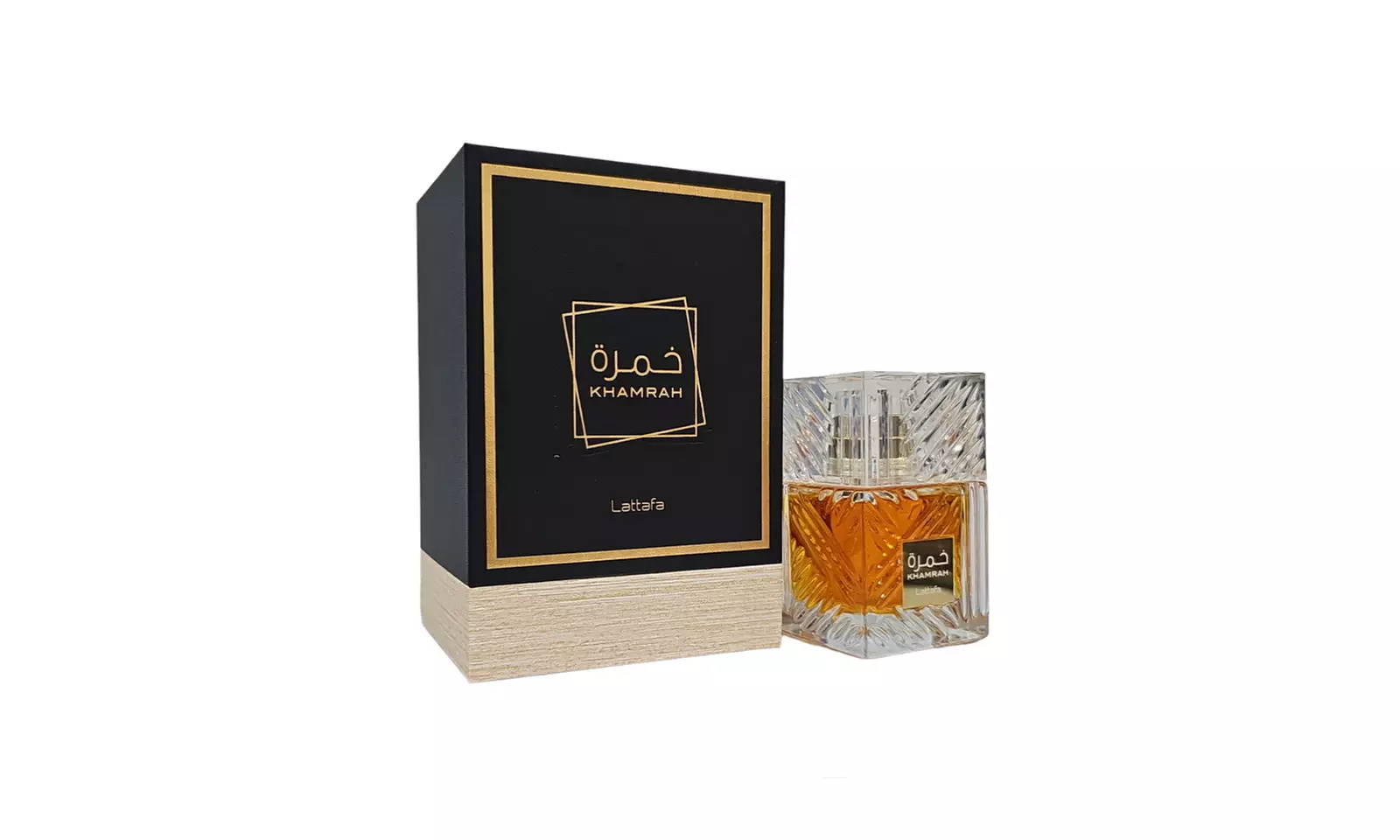Lattafa Khamrah or Khamrah Qawah Eau de Parfum for Unisex 3.4 Fl. Oz.