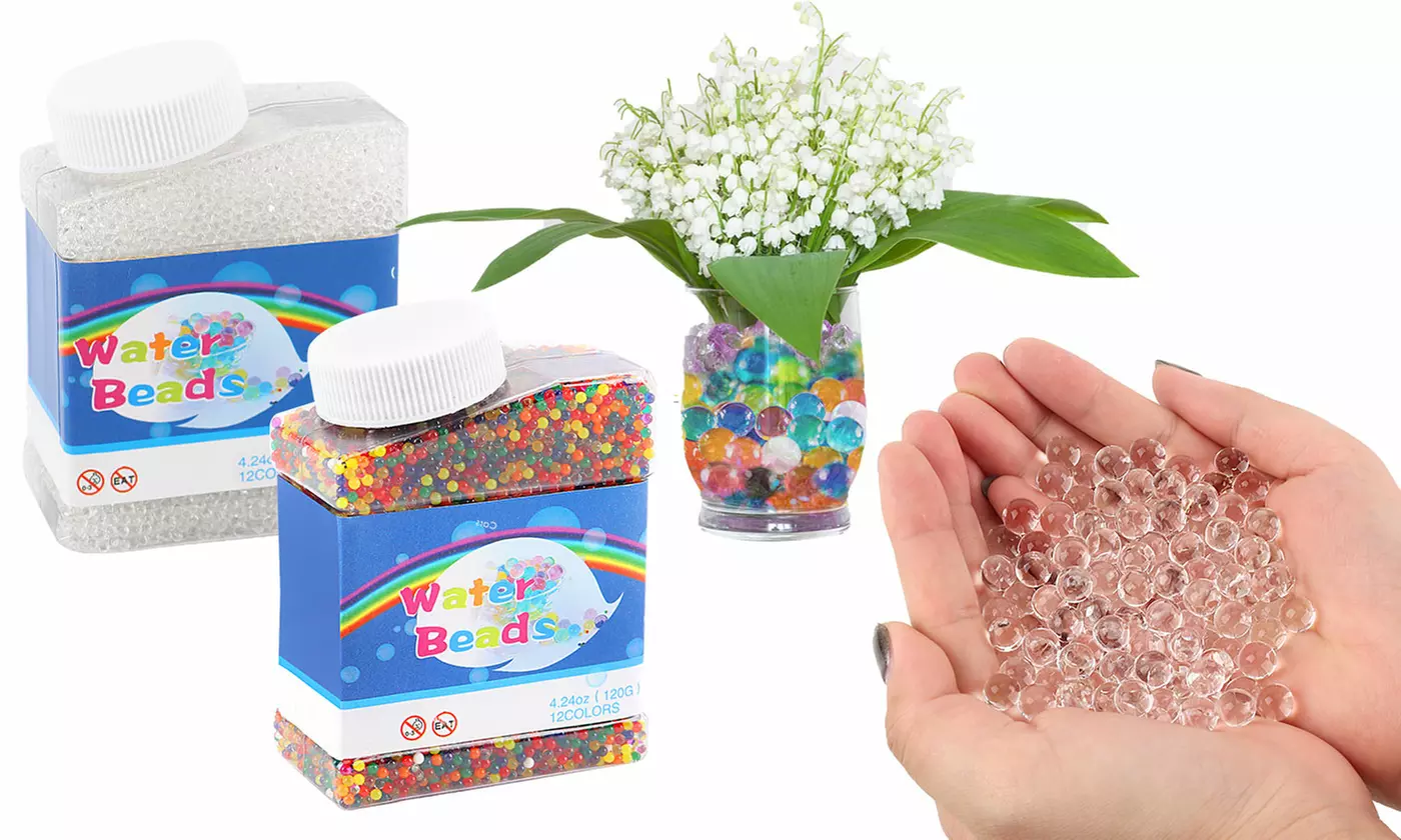 22000 Pieces Rainbow Mix Jelly Water Growing Beads for Plants