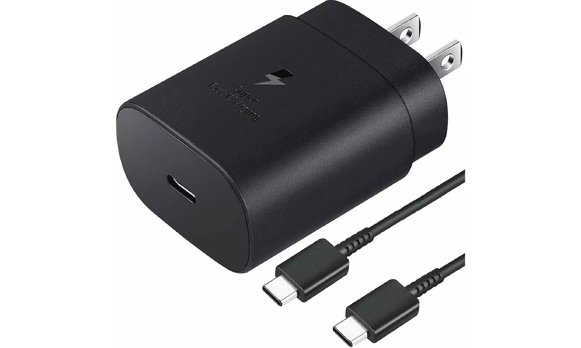 25w Type USB-C Super Fast Wall Charger Plus 1M Cable -Samsung Galaxy S23 S22 S21