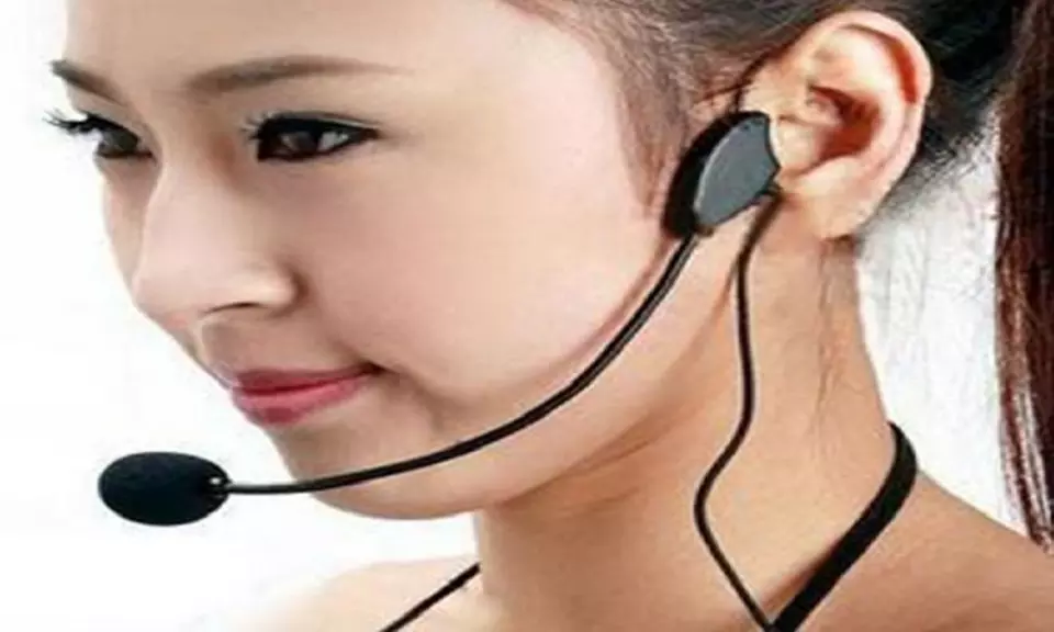 3.5 MM Wired Microphone Headset Studio Conference Speech Speaker - Primary Image