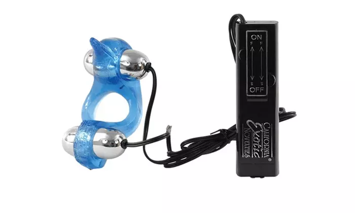 Soft Jelly Diving Dolphin Vibrating C Ring - Primary Image
