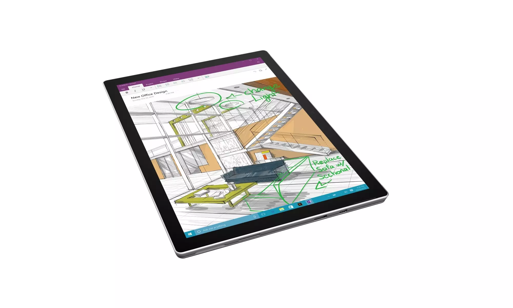 Microsoft Surface Pro 4 12.3" 128GB WiFi,Silver (B Grade) - Primary Image