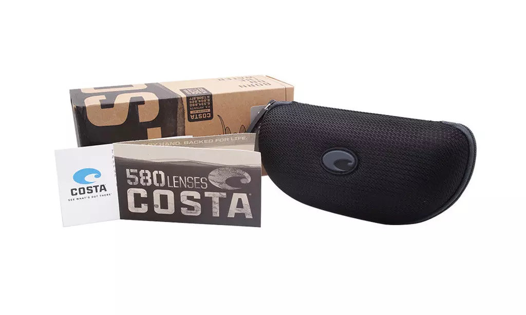 Costa Del Mar Jose Men Sunglasses JO 11 OBMP Black / Blue Mirror 580P Polarized - Second Medium
