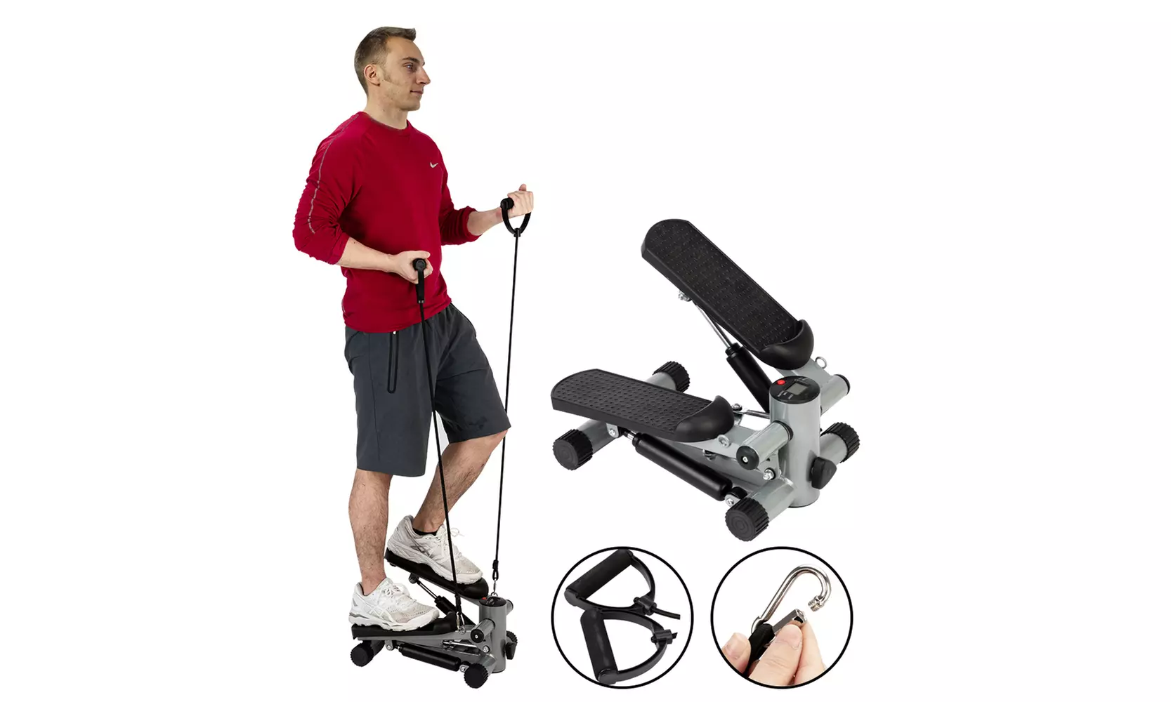 Aerobic Fitness Step Air Stair Climber Stepper Exercise Machine New Equipment - Primary Image