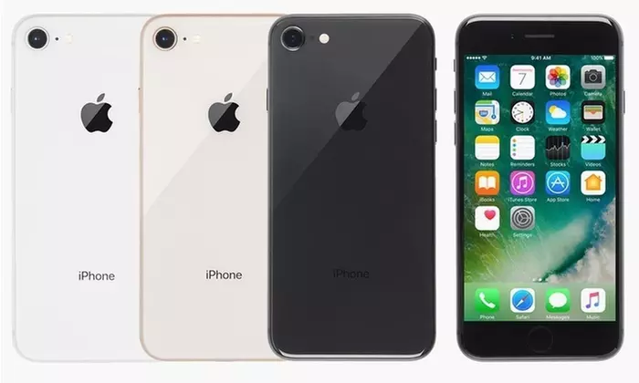 Apple iPhone 8 64GB or 256GB GSM Unlocked 1 Year Warranty (A Grade Refurbished) - Primary Image