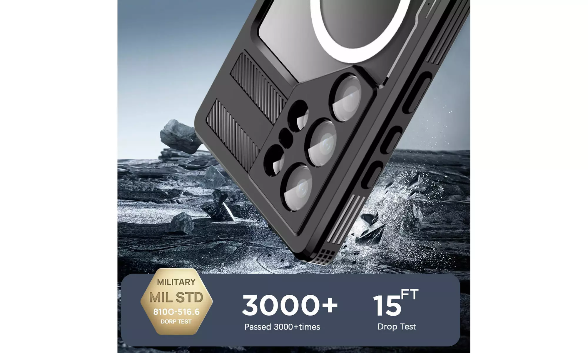 Magnetic Waterproof and Shockproof Case for Samsung Galaxy S25 Ultra / S25Plus