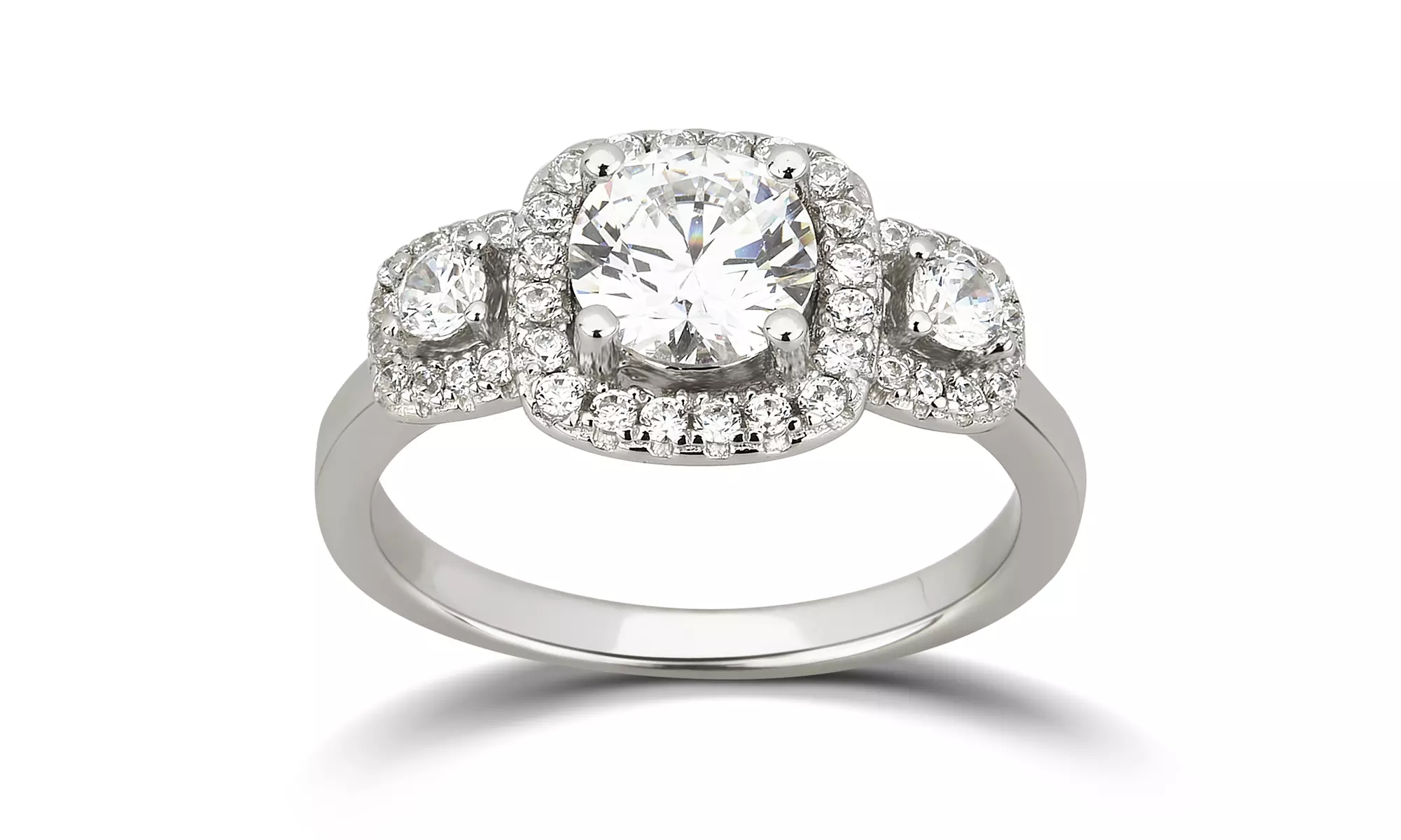 Unique Designs Bridal Ring Made with Crystals from Swarovski