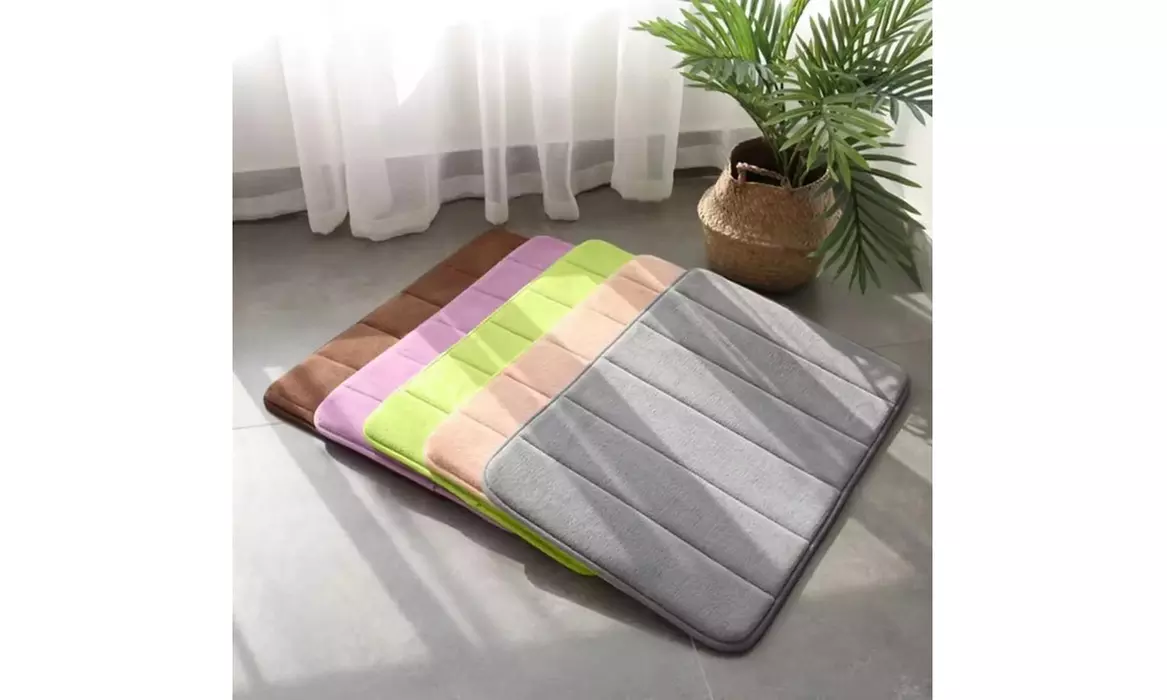 Anti-slip Memory Foam Mat RED - Primary Image