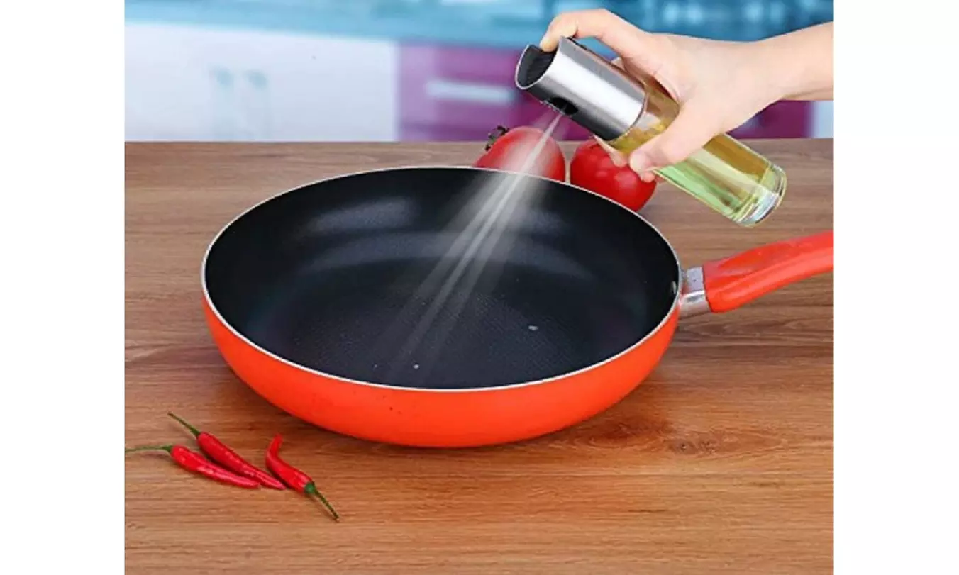 Stainless Olive Oil Sprayer Cooking Mister Spray Pump Fine Bottle Kitchen US