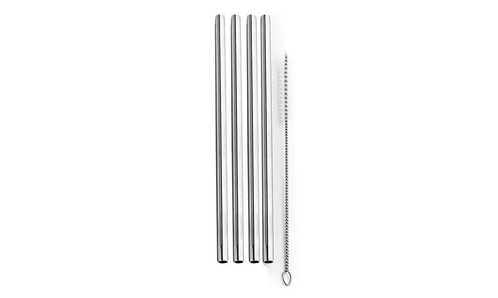 Greenco Stainless Steel Reusable Straws (Set of 4) - Second Medium