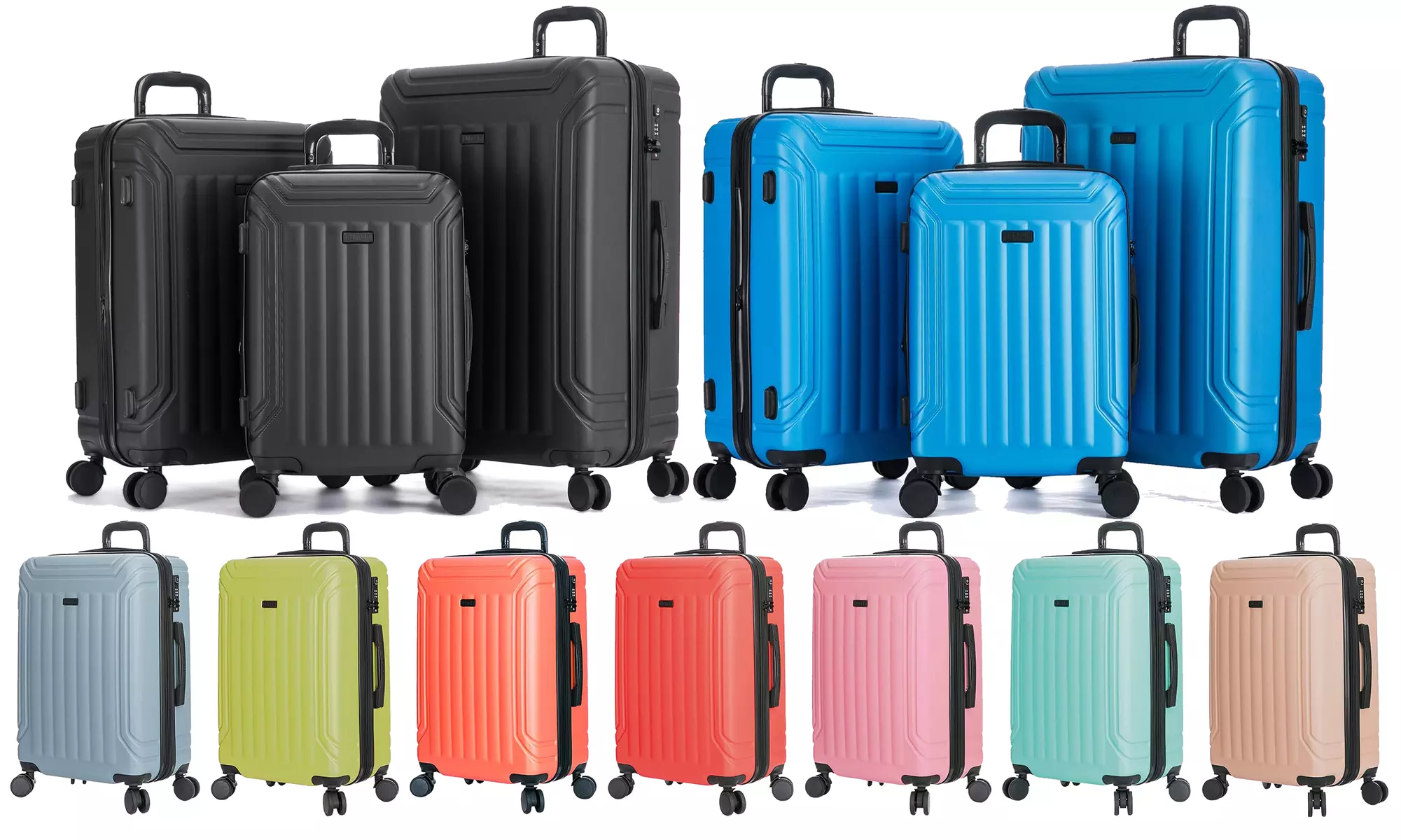 Hipack Rover New Generation Hardside 3-Piece Spinner Expandable Luggage Set - Primary Image