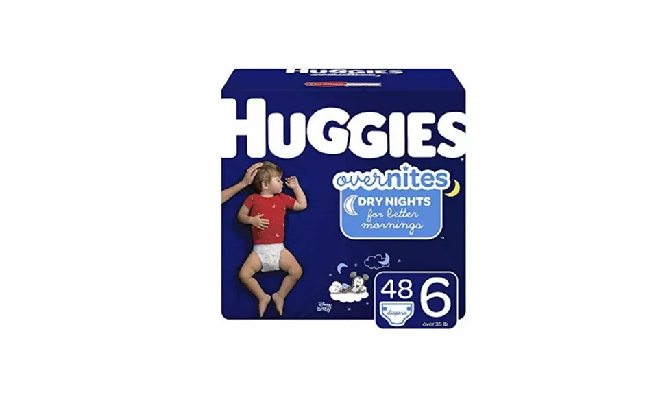HUGGIES OverNites Diapers, Size 6, 48 ct., Overnight Diapers - Second Medium
