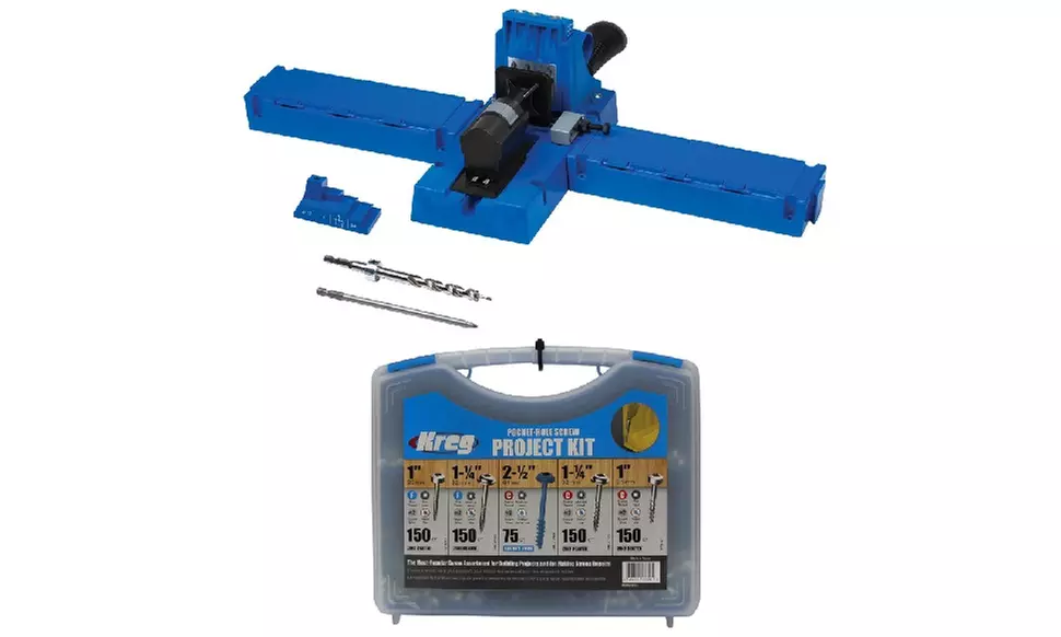 Kreg K5 Pocket-Hole Jig with Pocket-Hole Screw Project Kit in 5 Sizes - Primary Image