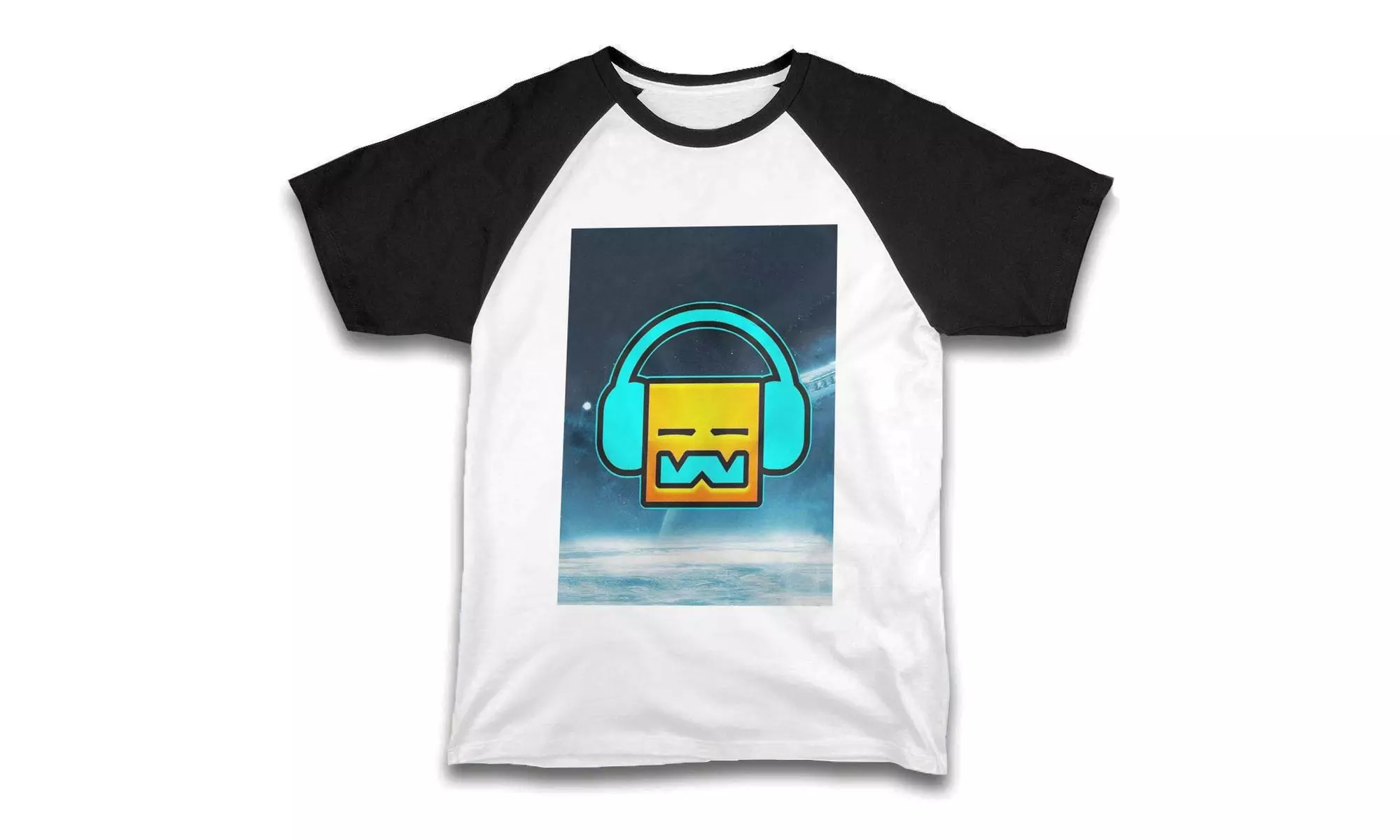 Kid T Shirt Geometry Dash Robtop Games 3D Tee Baseball Short Sleeve Cotton - Primary Image