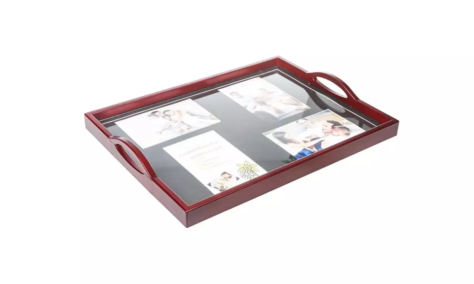 Customizable Frame Serving W/ Photo Insert Tray Or Tv Lap Food Tray - Second Medium