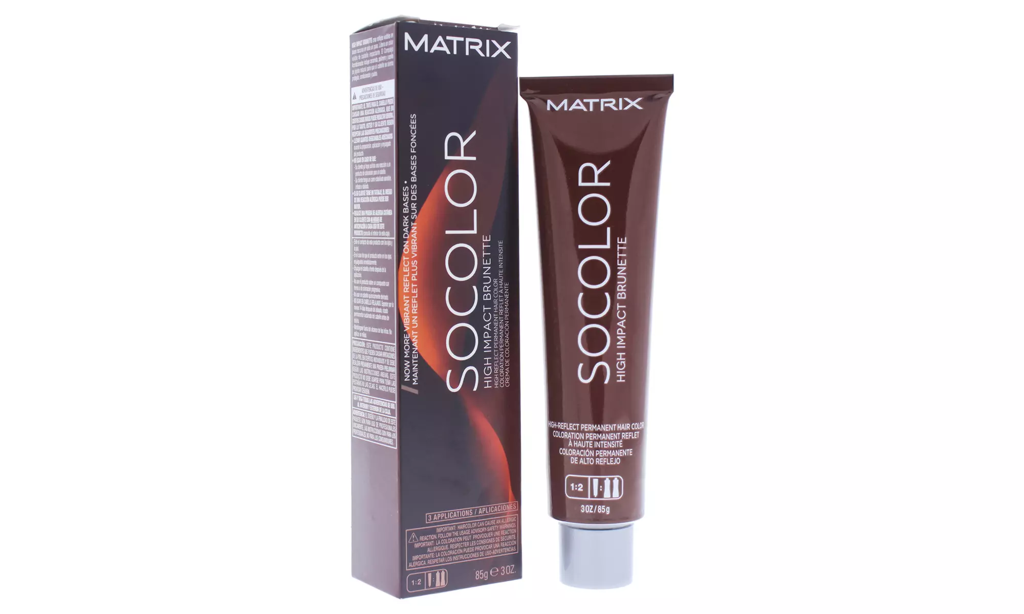 Matrix Socolor High Impact Brunette Color   GG33 Gold Gold Hair Color - Second Medium