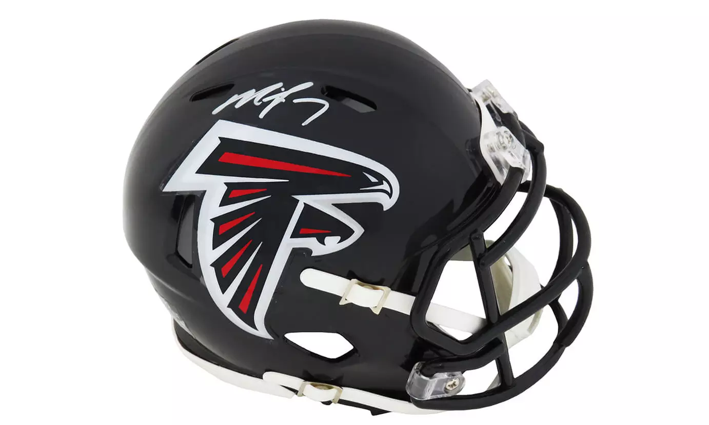 Michael Vick Signed Atlanta Falcons Riddell Speed Mini Helmet - Primary Image