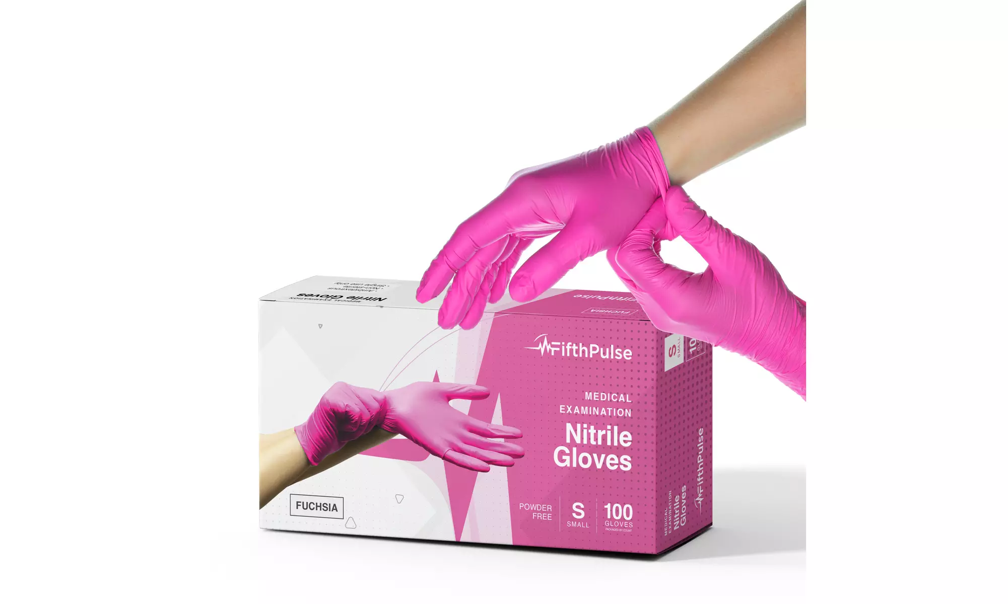 Fifth Pulse Nitrile Exam Latex Free & Powder Free Gloves - Box of 100