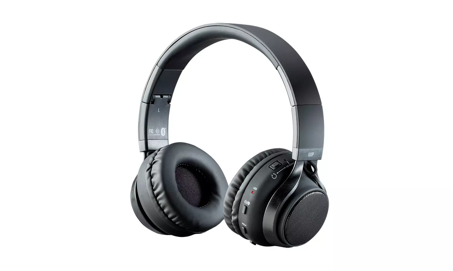 Monoprice 2 in 1 Bluetooth Wireless Headphones with External Speakers - Primary Image