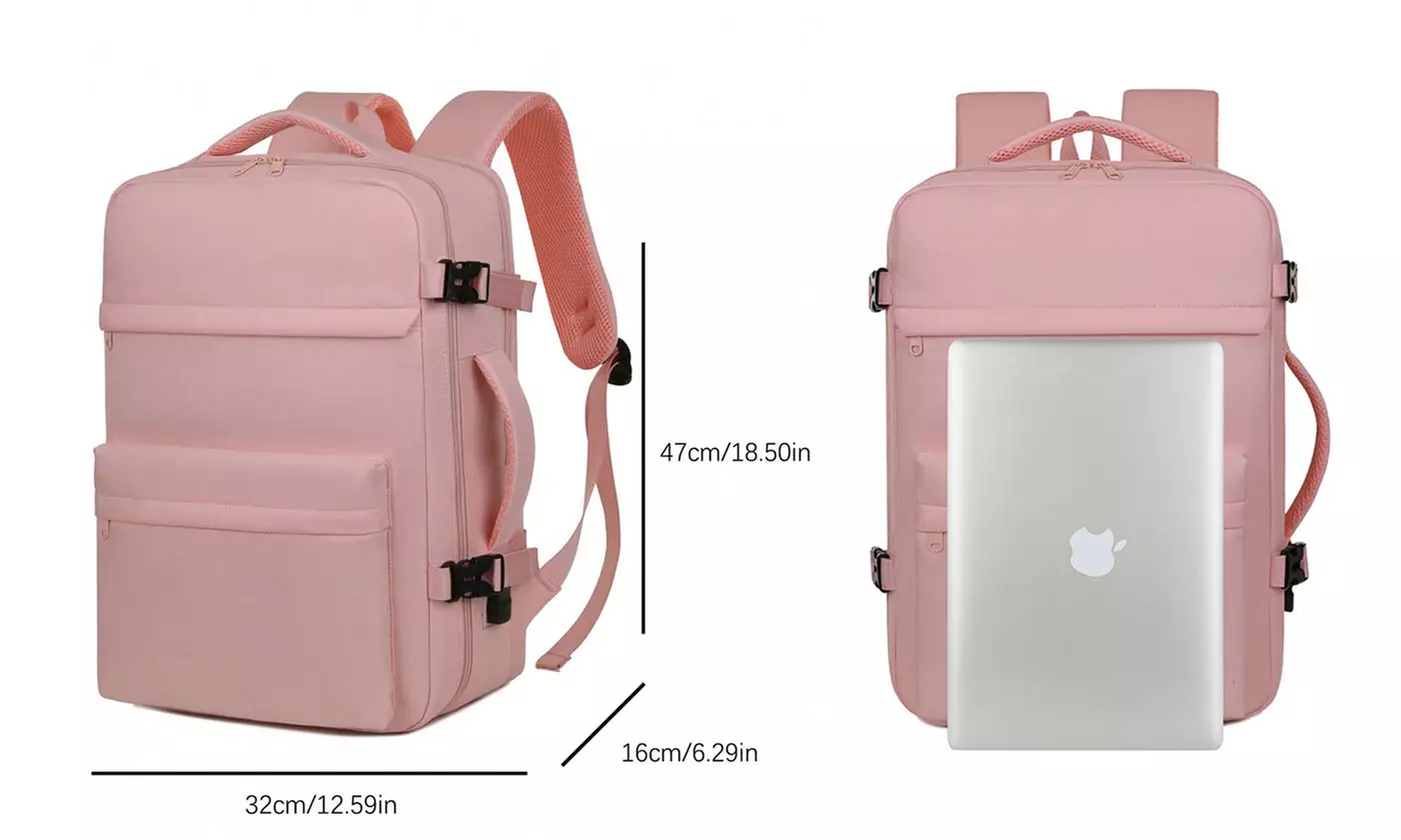 35L Carry On Backpack Flight Approved Waterproof Travel Weekender Gym Backpack