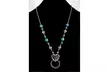 New Eyeglass Holder Lanyard with Turquoise Colored Beads - Second Medium