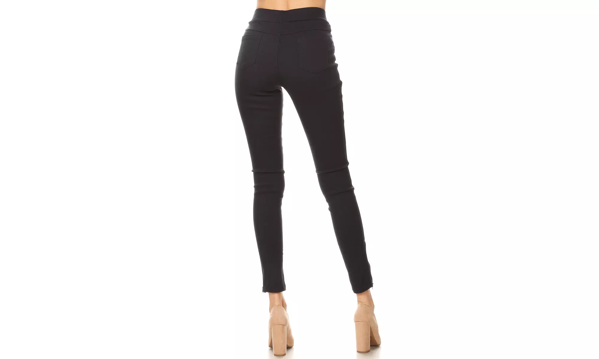 Women's High Waisted Skinny Pull-On Pants Ankle Stretchy Jeggings