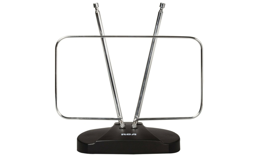 RCA Digital HD TV Rabbit Ear Antenna with Booster Knob Control | Groupon