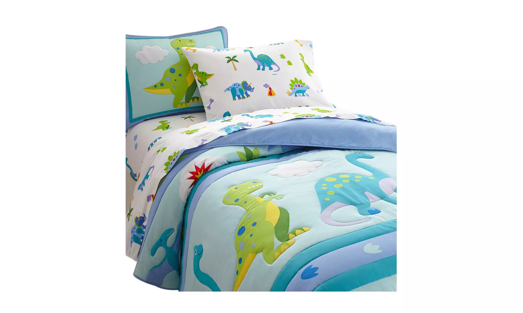 Wildkin Olive Kids Dinosaur Land Comforter Set - Primary Image