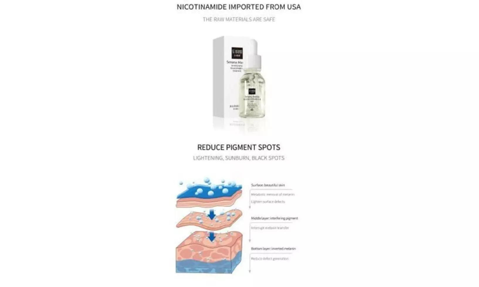 Whitening Face Serum Anti-Aging Wrinkle Remove Freckle Firming Nourishing